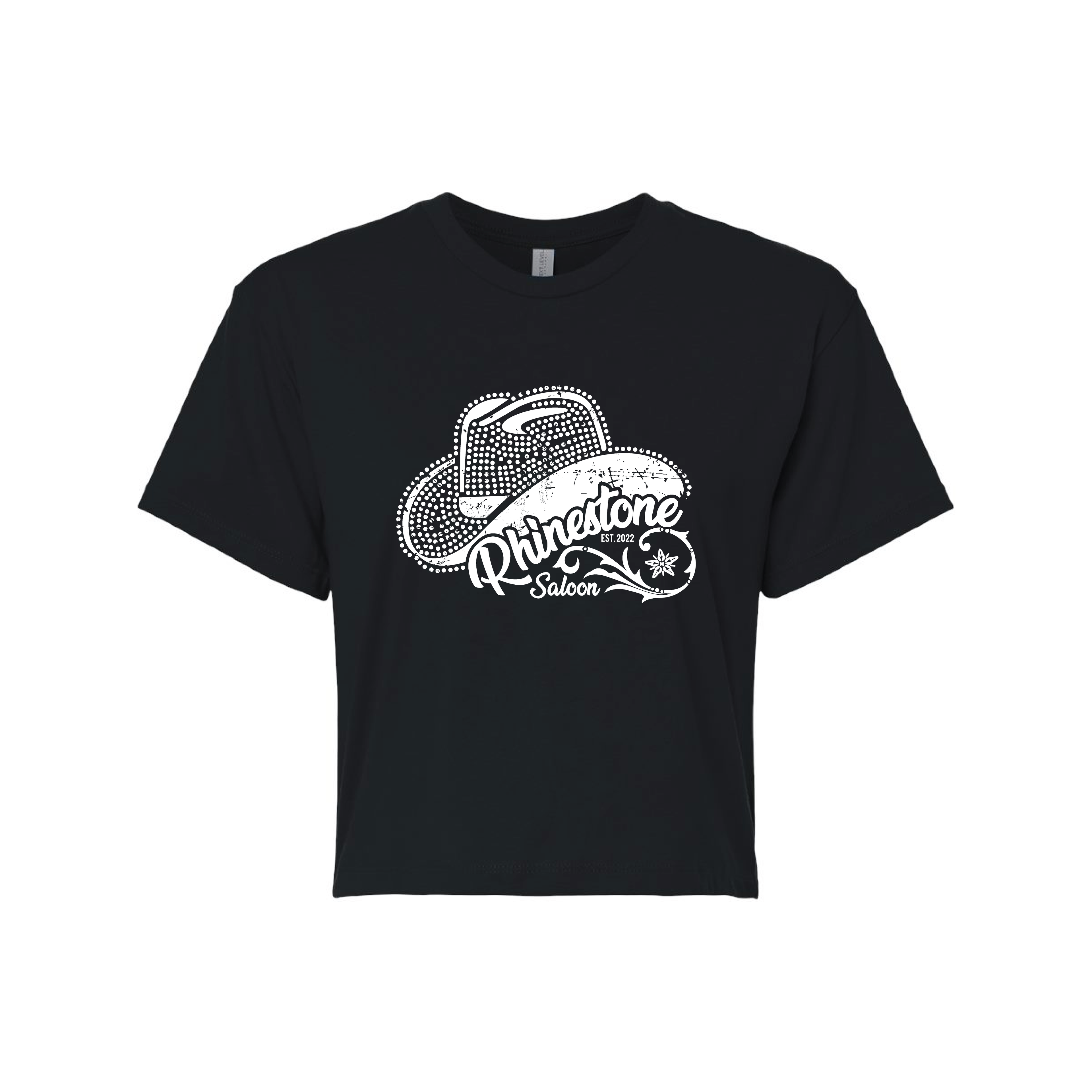 Rhinestone Saloon Crop Top