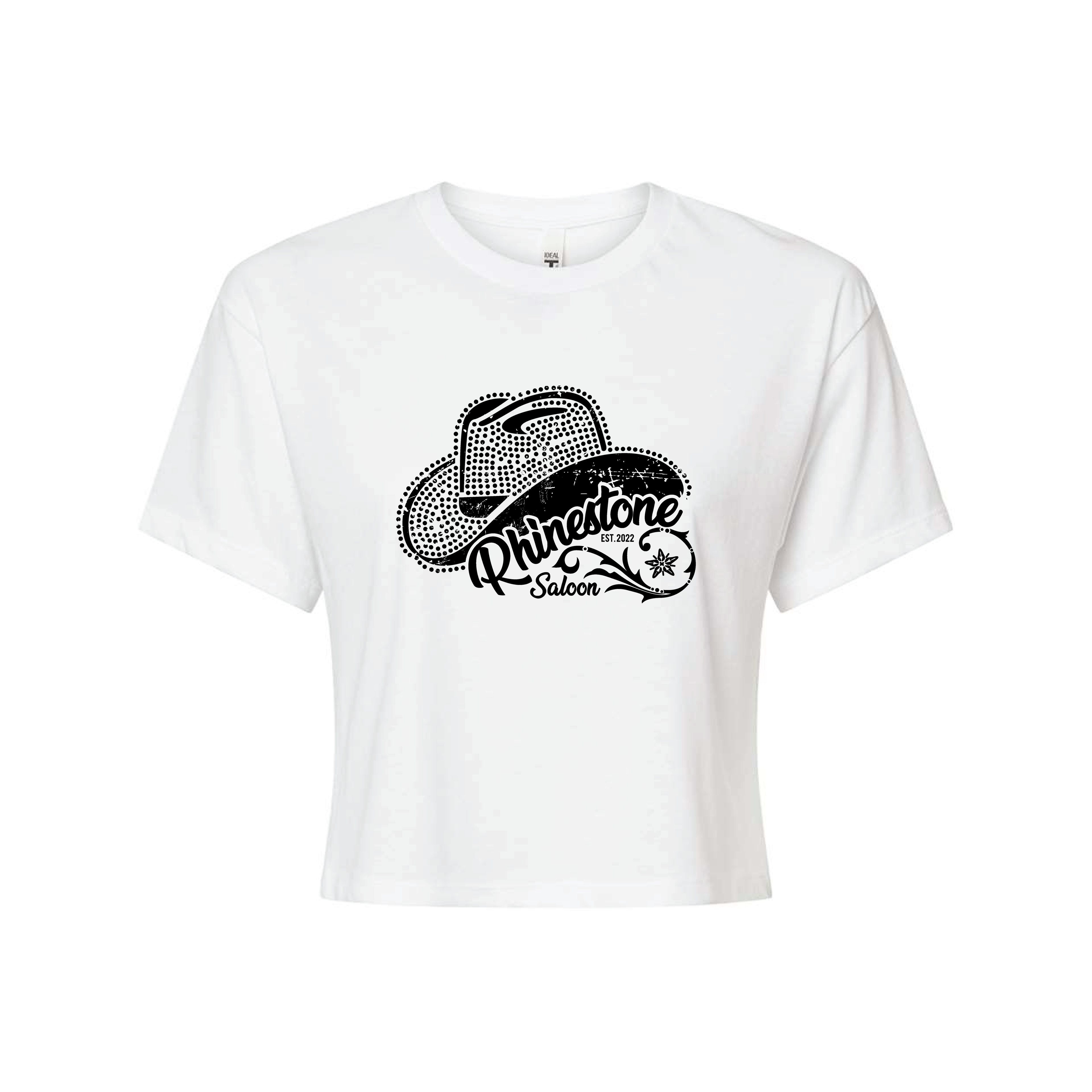 Rhinestone Saloon Crop Top