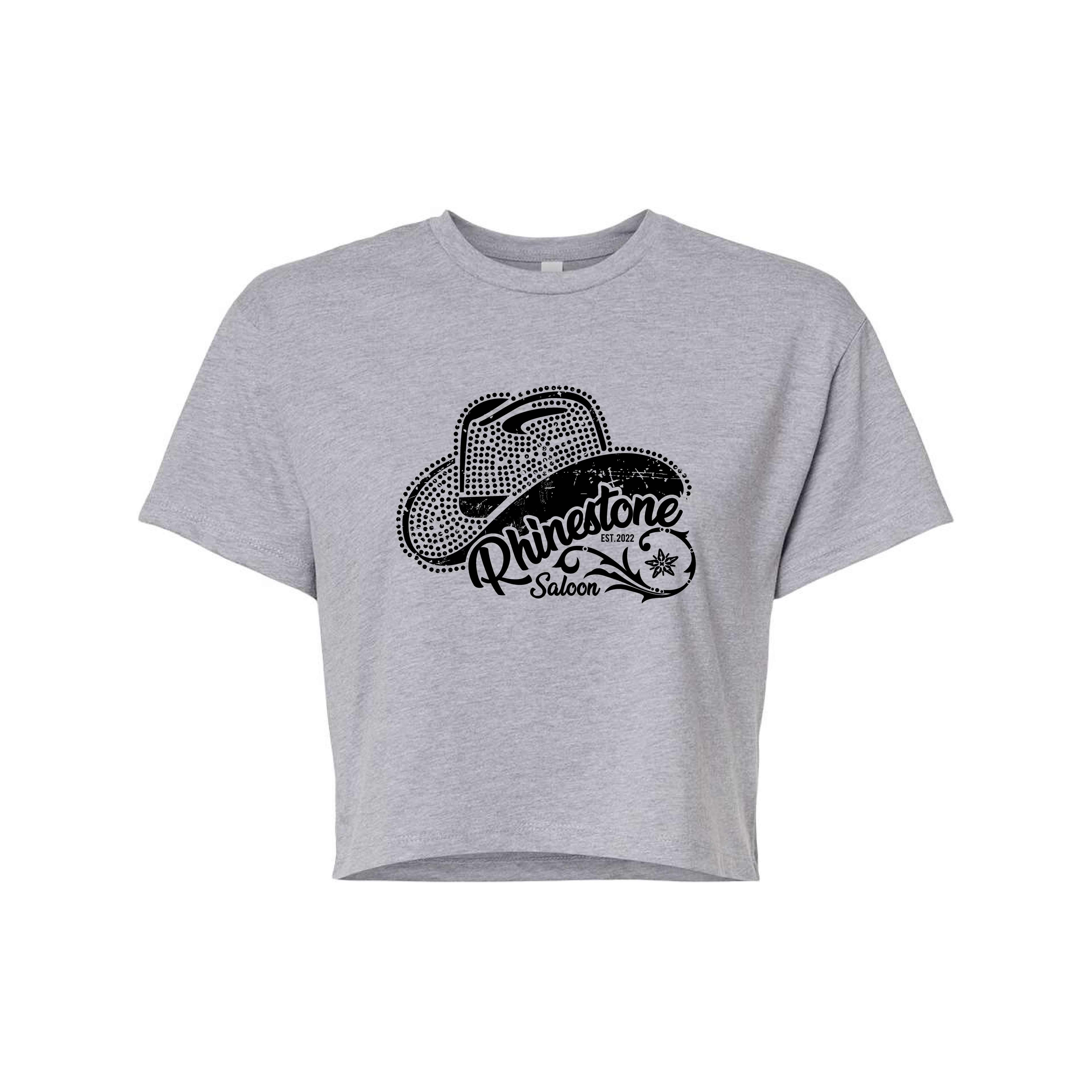 Rhinestone Saloon Crop Top