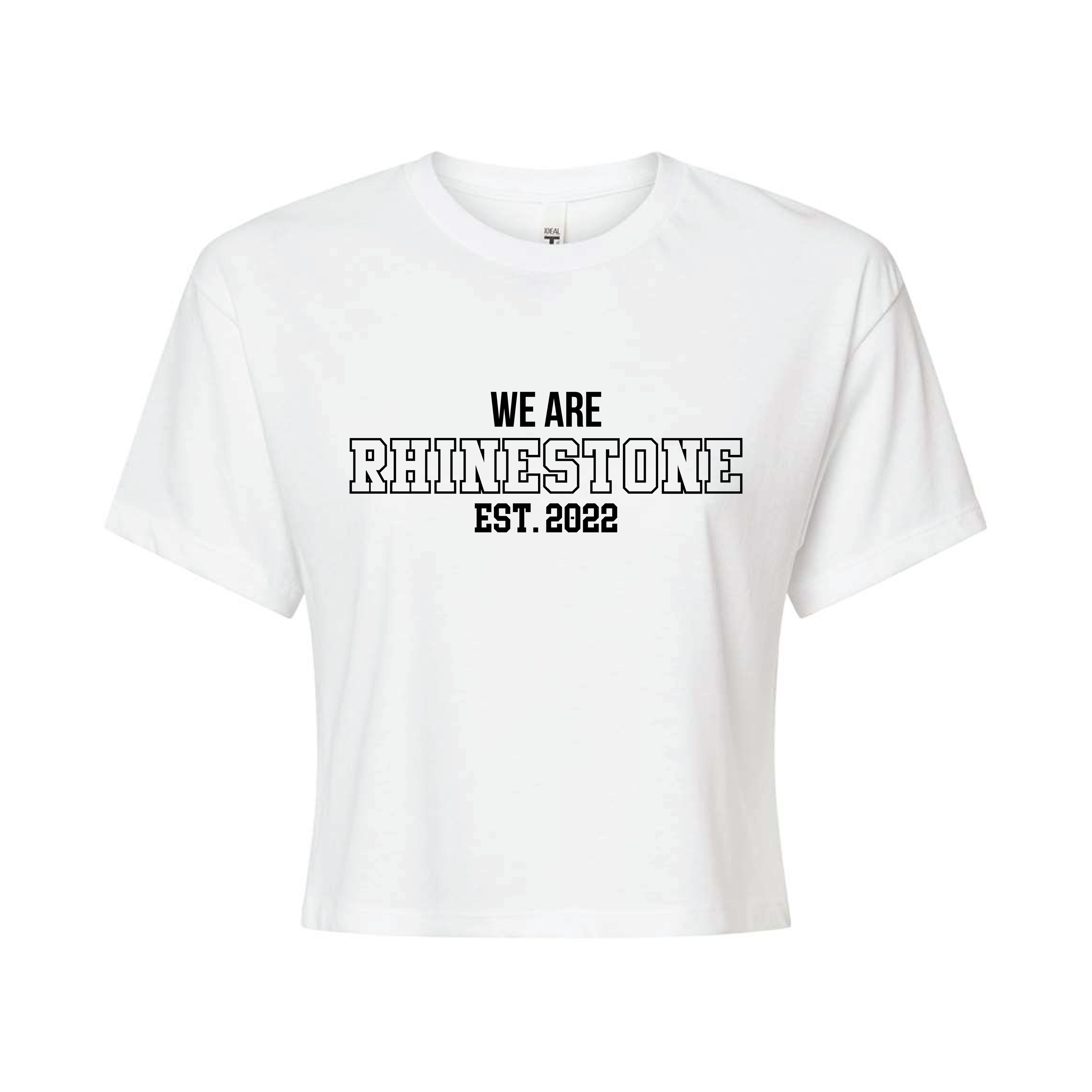 We Are Rhinestone Crop Top