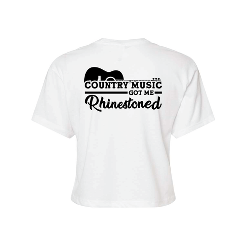 Country Music Got Me Crop Top