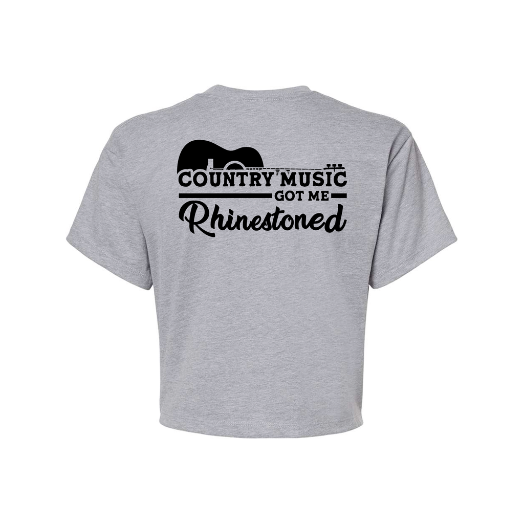 Country Music Got Me Crop Top